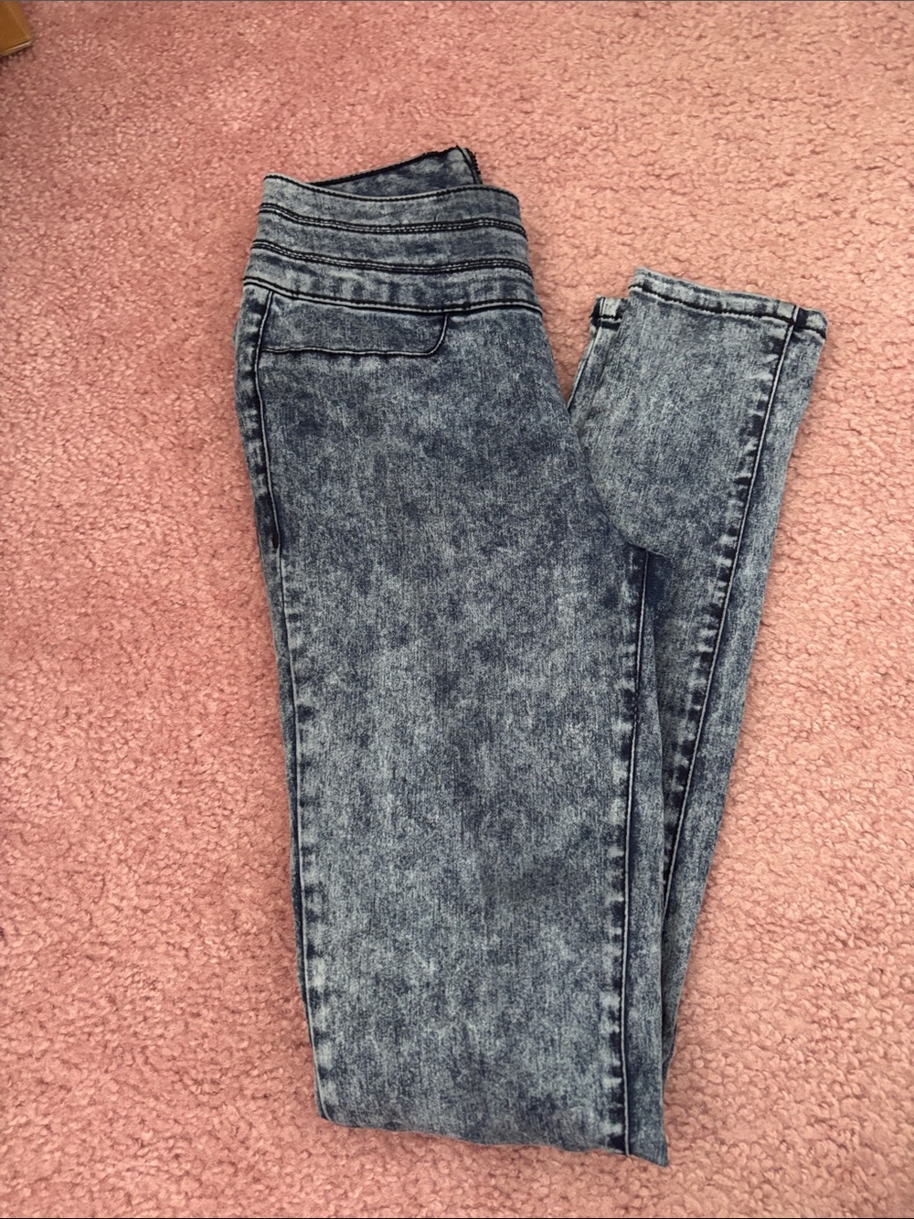 Women’s Acid Wash Blue Skinny Jeans size 0